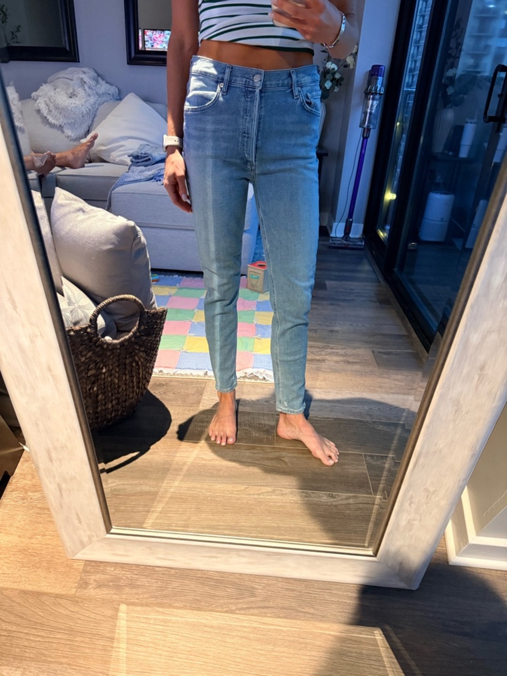 Agolde Nico High Rise Slim in Embark - Women's